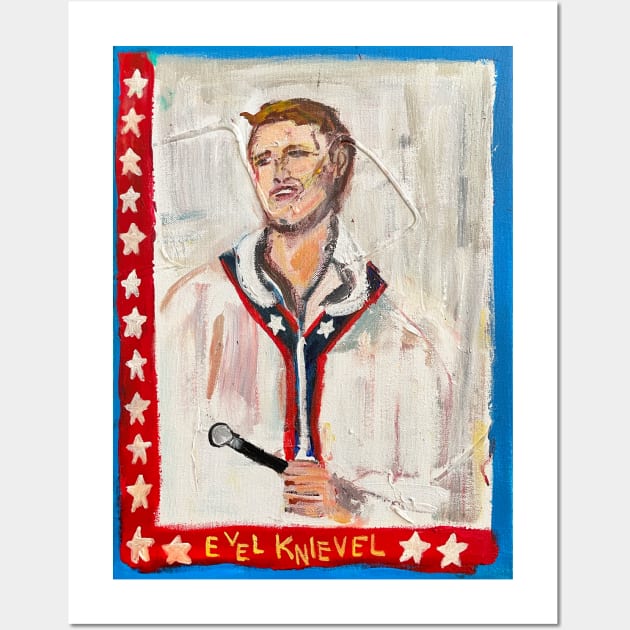 Evel Knievel Wall Art by ElSantosWorld